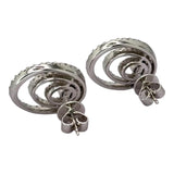 750WG Oval Shape Diamond Earring