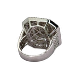 750WG Diamond=4.41cts Lady Ring