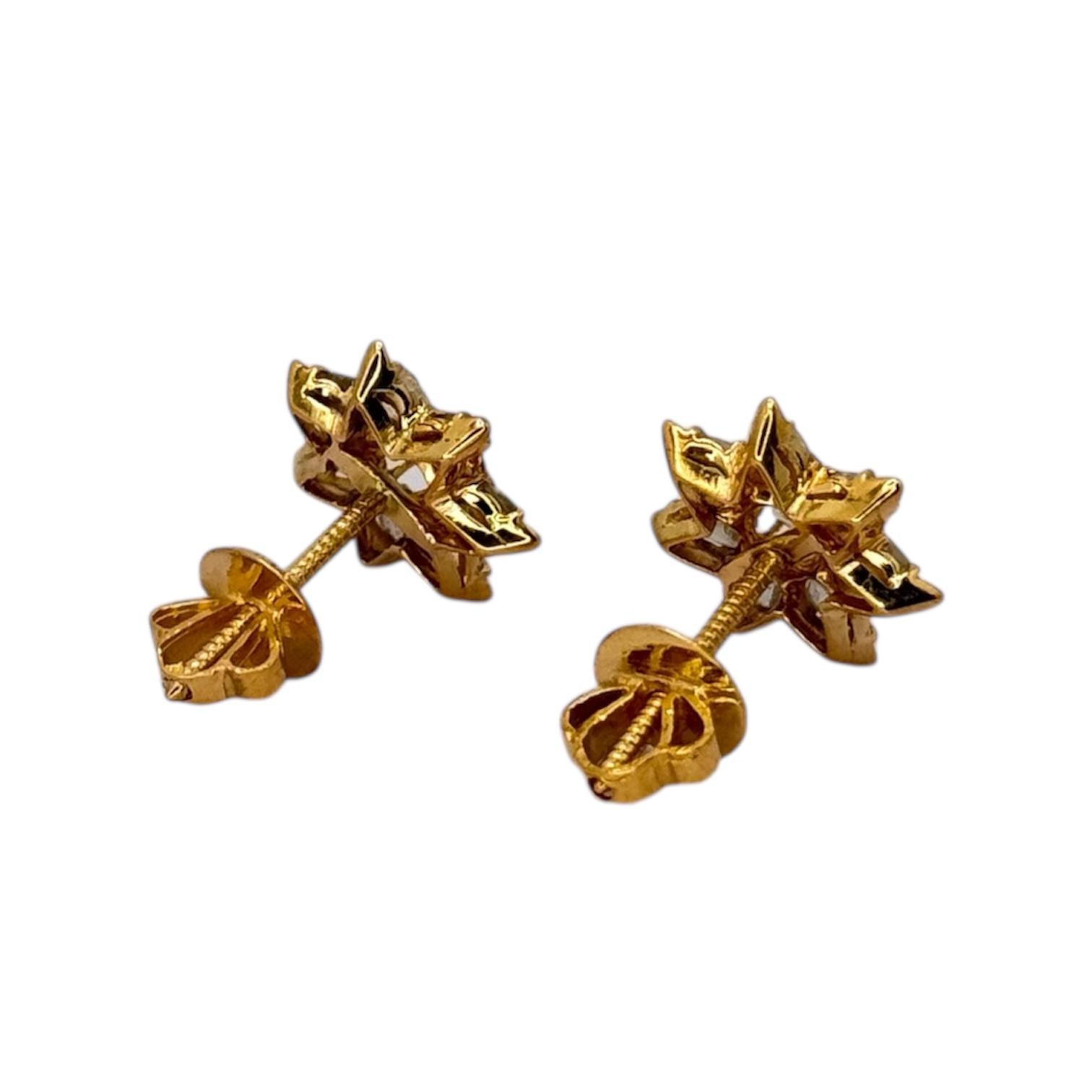 18KYG Intan Earring