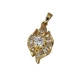 850YG Diamond1=0.3cts Pendant