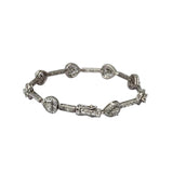 750WG Diamond Bracelet, Length: 16.5cm