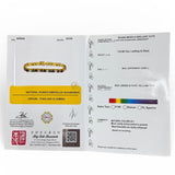 14KYG Precious Stone (Ruby, Emerald) Diamond Bracelet w/Cert