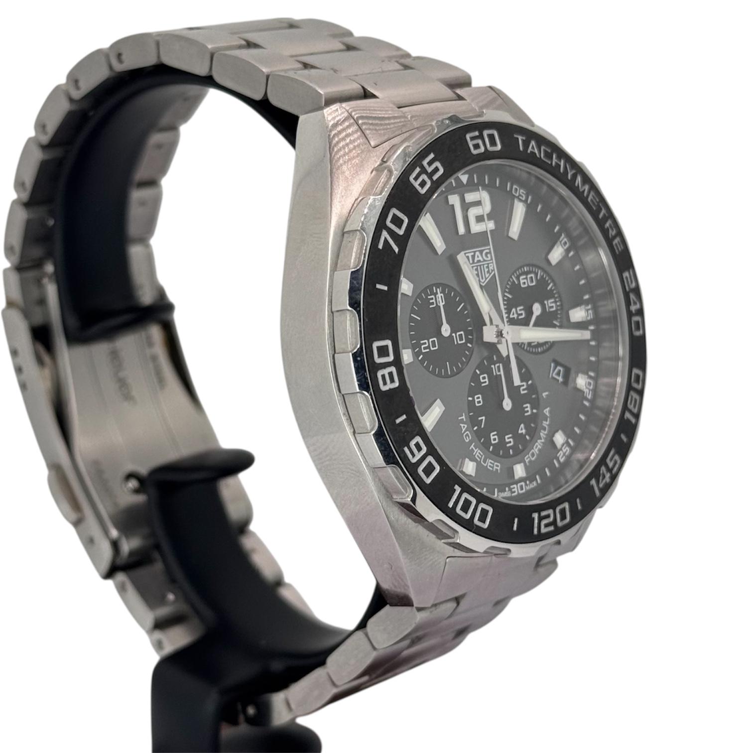 TAG Heuer Formula 1 CAZ1011 Quartz Chronograph Watch w/Card, 43mm Secondary image