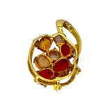 18KYG Opal 7=2.21ct Diamond Pendant w/Cert