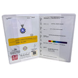 PT900 Green, Blue Star Sapphire=5.18cts, Diamond=0.85cts Pendant w/Cert