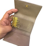 Yves Saint Laurent Key Case Brown Leather