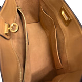 Louis Vuitton On My Side MM Black Calf Leather & Monogram Canvas Handbag M53823