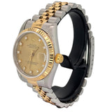 Rolex 68273 18K Half Gold Diamond Index Watch, 31mm