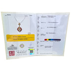 18KYG RUBY19=0.55cts, Diamond 20=0.65cts w/Cert