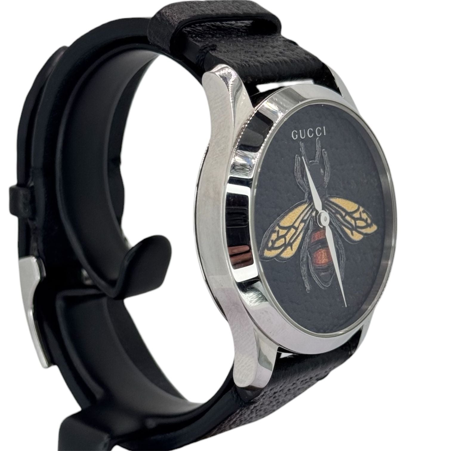 Gucci 126.4 G-Timeless M Bee Quartz Watch, 38mm