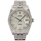 Rolex 16234 Computer Dial ,Diamond Index and Custom Bezel, 36mm