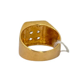 850YG Diamond 6=Appx 1cts Men Ring