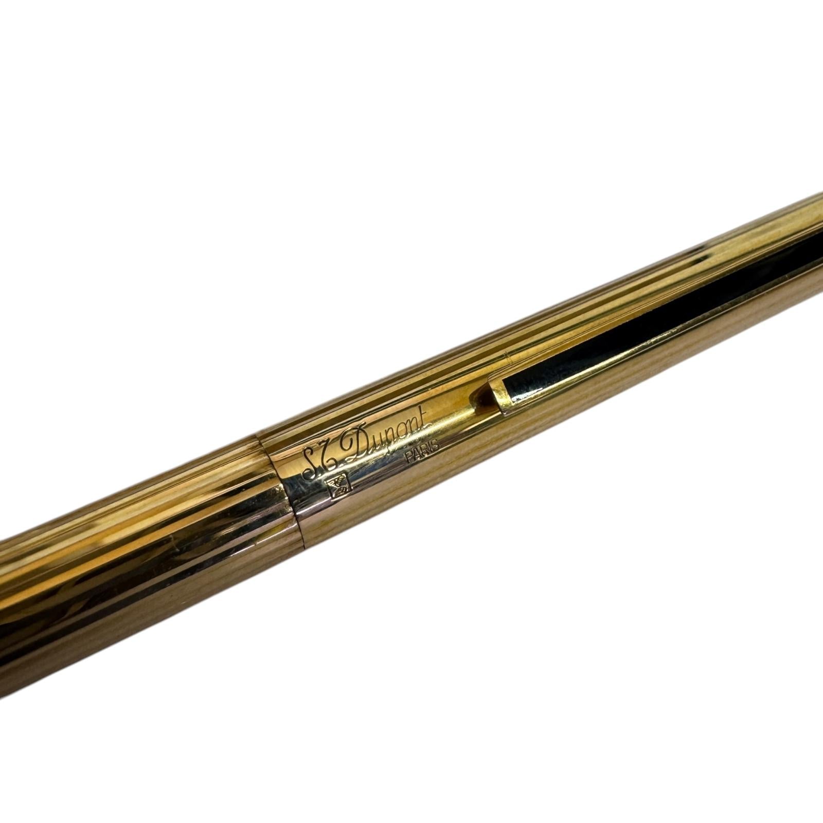 Dupont Ballpoint Pen Gold Color Secondary image