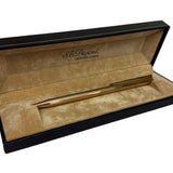Dupont Ballpoint Pen Gold Color