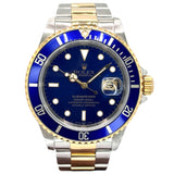 Rolex 16613 Submariner 18K Half Gold Watch, 40mm