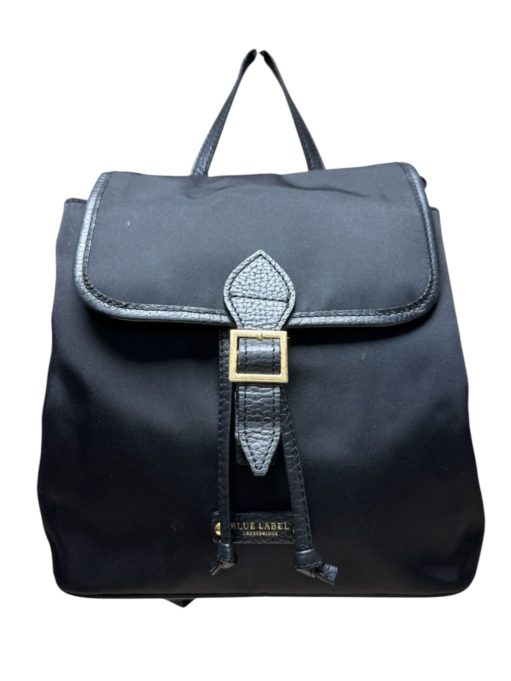 Crestbridge Blue Label Backpacks Black Canvas