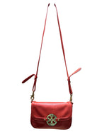 Tory Bruch Sling Bags Leather Red