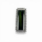 Green Tourmaline Pendant Pt900