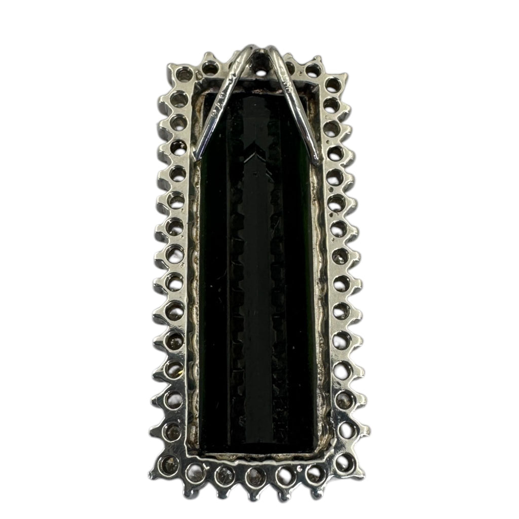 Green Tourmaline Pendant Pt900