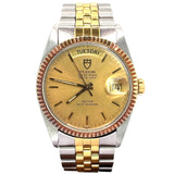 Tudor 94613 Prince Day Date 18K Halfgold Automatic Watch. 35mm