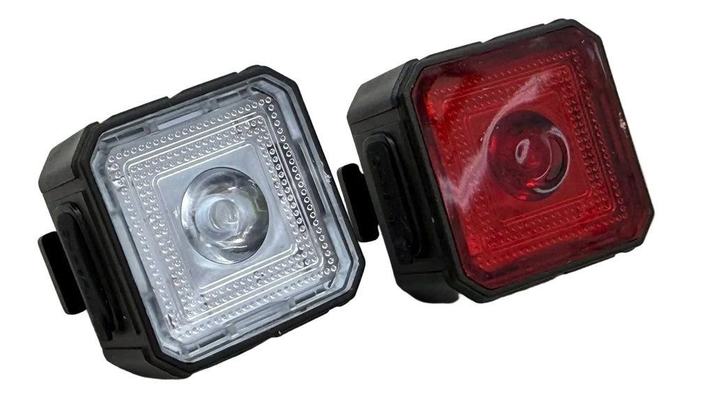 Bike Front and Tail Light Set USB Type C Rechargeable