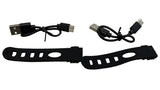 Bike Front and Tail Light Set USB Type C Rechargeable