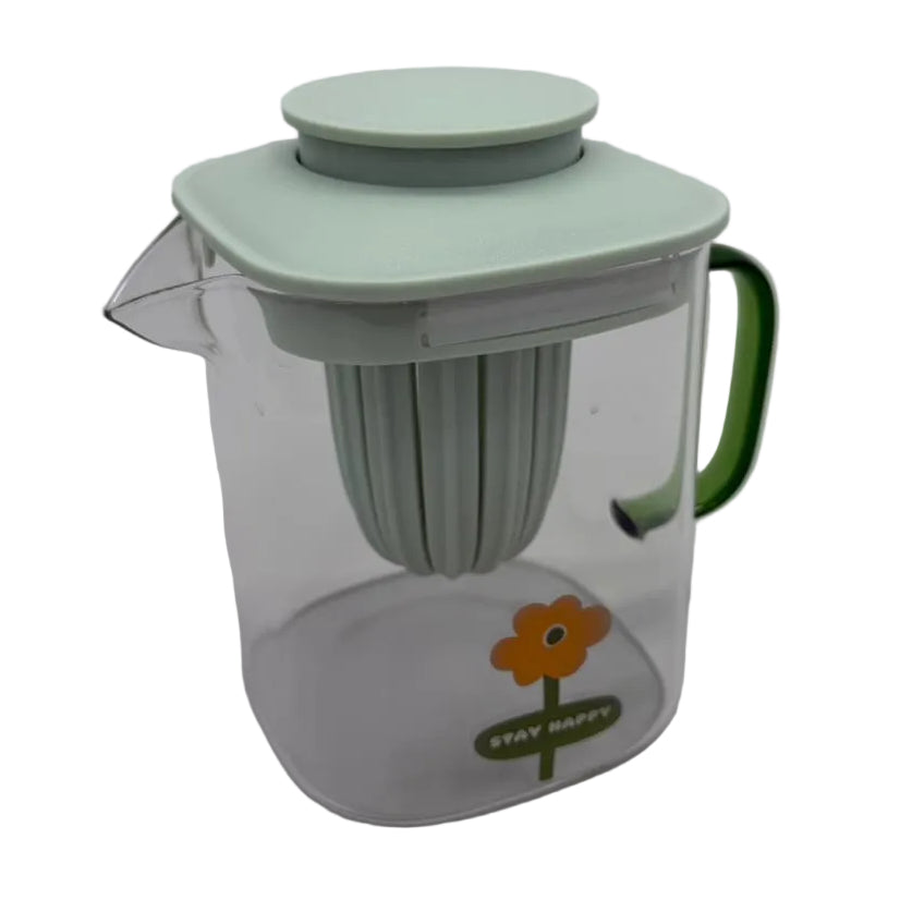 850ml Square Glass Water Jug with Core