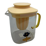 850ml Square Glass Water Jug with Core