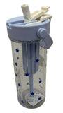 730ml Water Bottle with Pour & Straw Lid