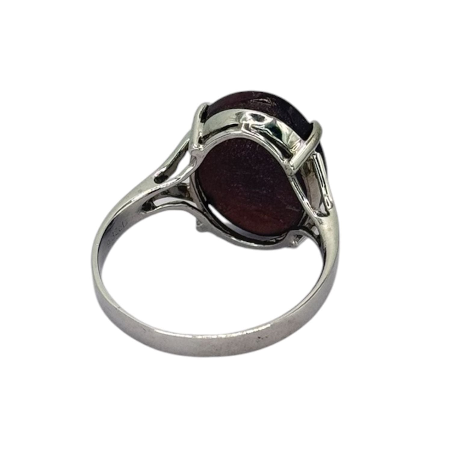 18KWG Cat Eye=9.32cts Ring w/Cert