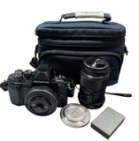 Olympus OM-D E-M10 Mark II Mirrorless Digital Camera w/Extra Lens and Battery