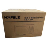 Hafele 535.34.000 Microwave Oven, LED display, Sensor control, 40 cm, 25 litres
