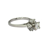 Vintage 585WG Diamond1=0.43ct Ring