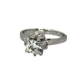 Vintage 585WG Diamond1=0.43ct Ring