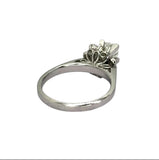 Vintage 585WG Diamond1=0.43ct Ring