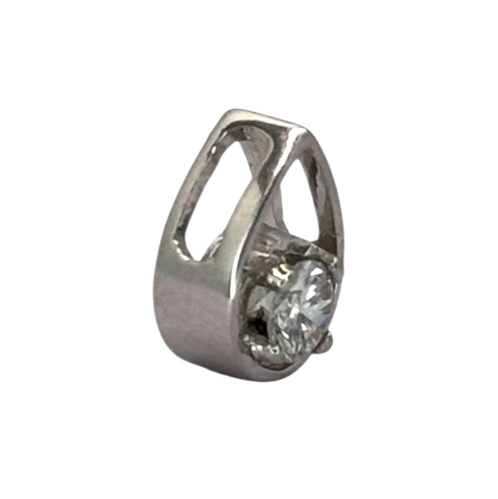 750WG Diamond1=0.20cts Pendant