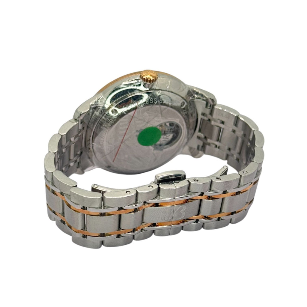 Ernest Borel Jules Borel GBR9160-212 Silver Dial Men Automatic Bracelet Watch, 40mm