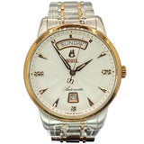 Ernest Borel Jules Borel GBR9160-212 Silver Dial Men Automatic Bracelet Watch, 40mm