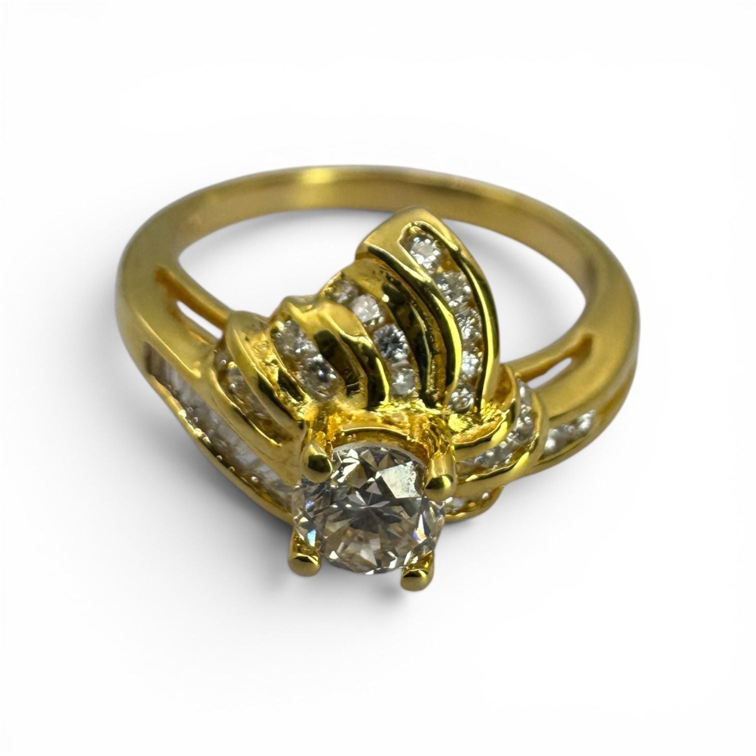 18k Yellow Gold Diamond Ring Main image