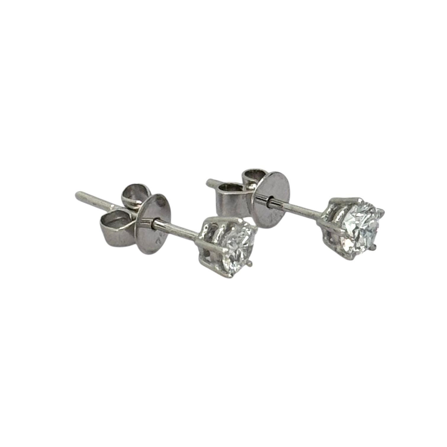 750WG Diamond2=Appx 0.5cts Earring Secondary image