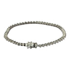 750WG Tennis DIamond58=Appx 2.9ct Bracelet, Length 17cm