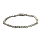 750WG Tennis DIamond58=Appx 2.9ct Bracelet, Length 17cm