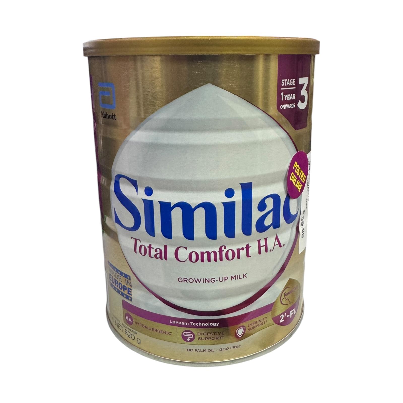 Abbott Similac Total Comfort Growing Up Milk Formula 820g - Stage