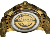 Jinshidun JSDUN Mens Automatic Mechanical Golden Bull Tourbillon OpenHeart Watch