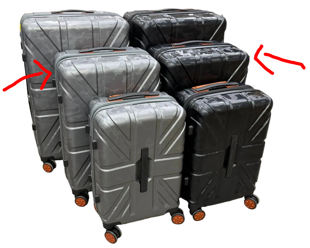 24 Inch Camouflage Luggage Suitcase with Union Jack Design