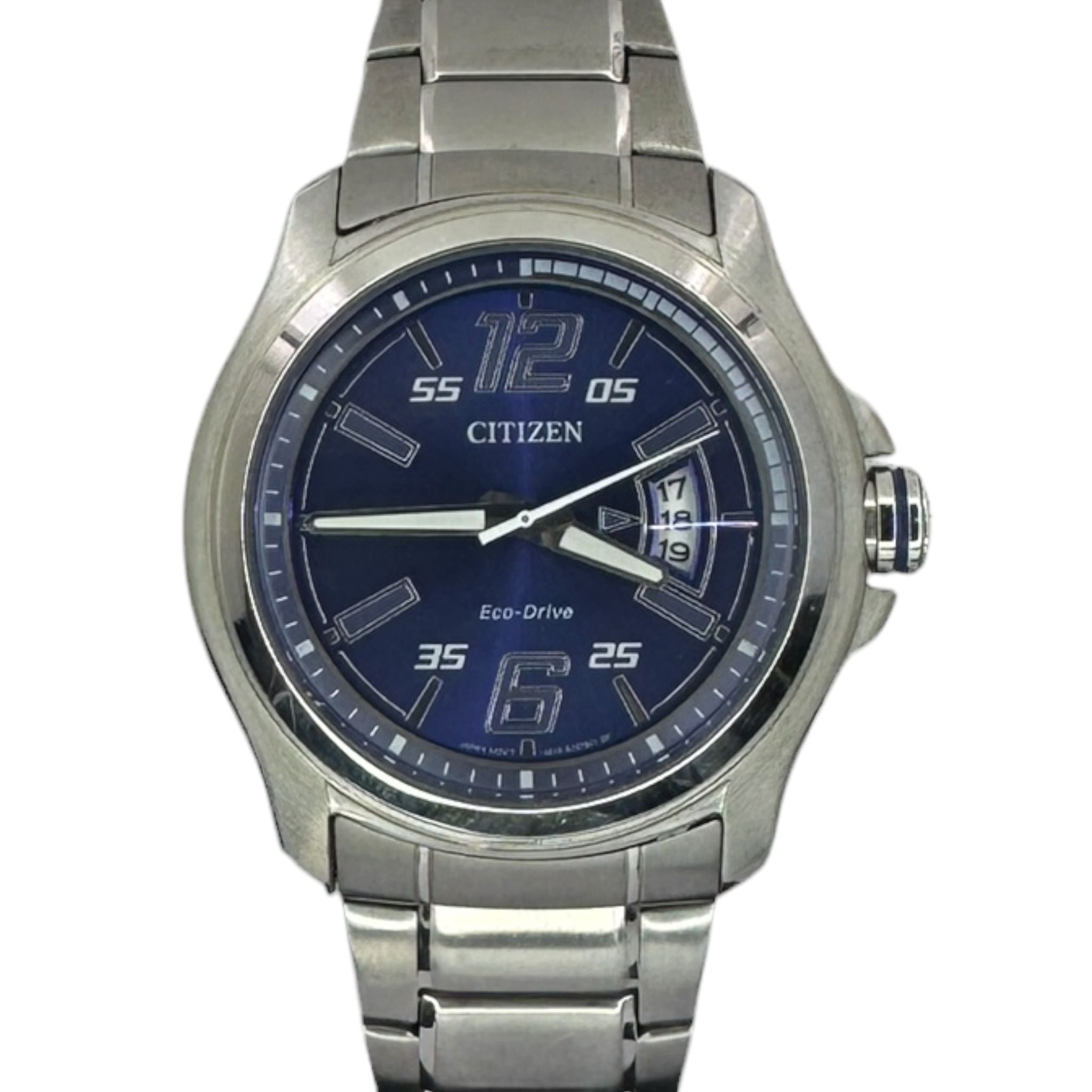 Citizen Eco-Drive Men's Solar Sports Steel Watch Quartz Main image