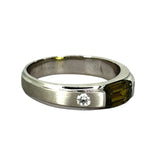 750WG Alexandrite=1.1cts, Diamond Ring w/Cert