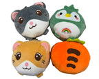 Zip up Cartoon Neck Cushion with Eye Mask