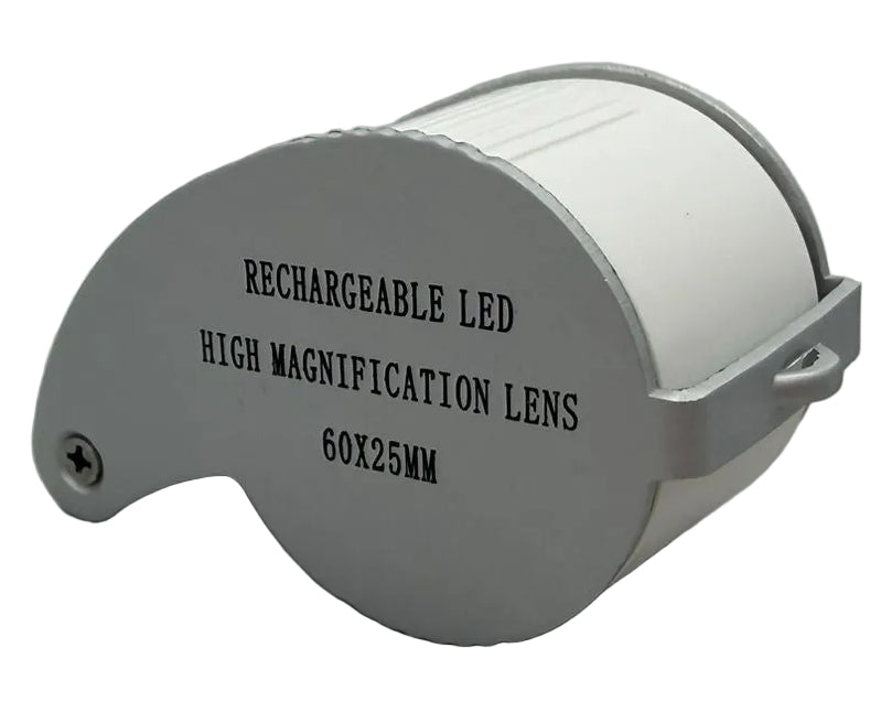 60x25mm Rechargeable Eye Loupe Magnifier