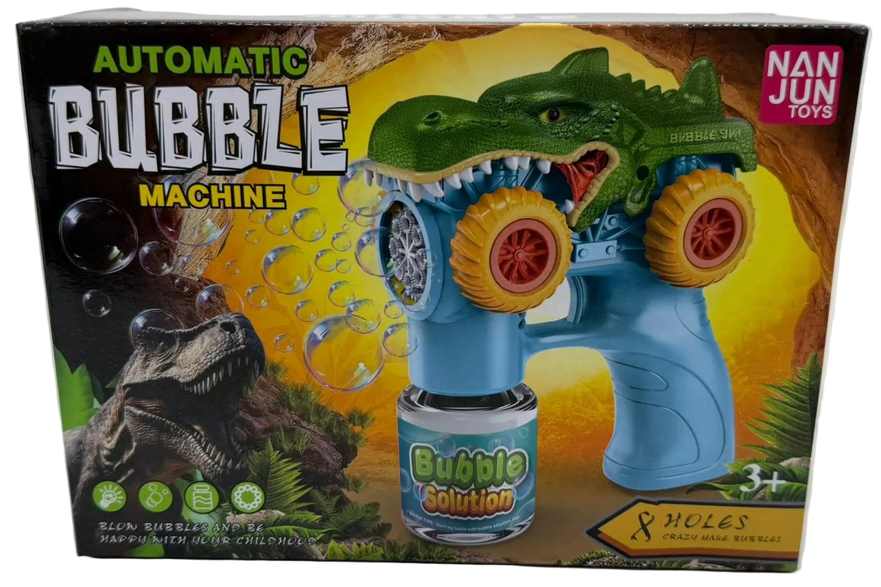 Kids Dinosaur Bubble Gun with Continuous Bubbles Secondary image
